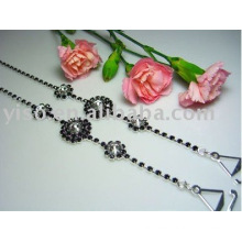 flower metal bra straps